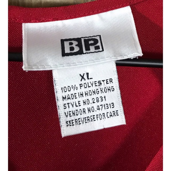 BP Red Polyester Sheath Dress. Size XL - Picture 5 of 5